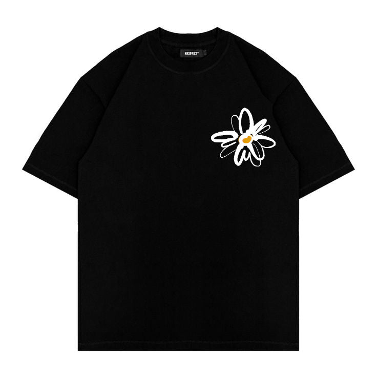 Minimal Butterfly Graphic T-Shirt – Aesthetic Streetwear Black Tee - Image 4